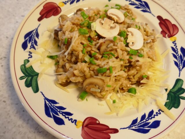 Romige Risotto Rapido met kastanje champignons
