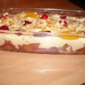 Zalige trifle met mascarpone, advocaat en fruit