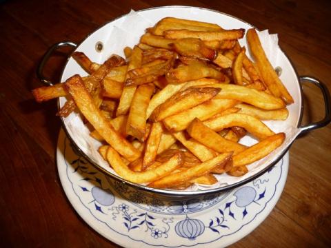 Verse friet met schil zoals bij La Place