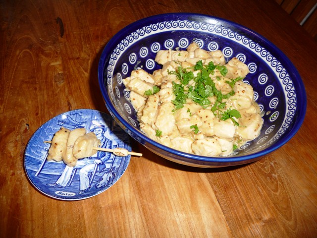 Tapas: Honing-mosterd kip
