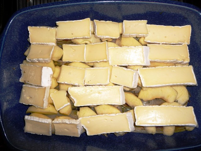 Witlof met appel en brie