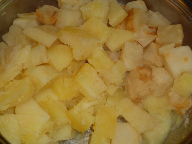 Knolselderij aardappelpuree