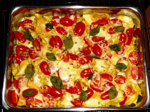 Ovenschotel Tortellini alla Caprese