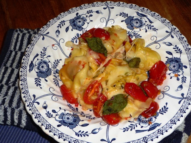 Ovenschotel Tortellini alla Caprese