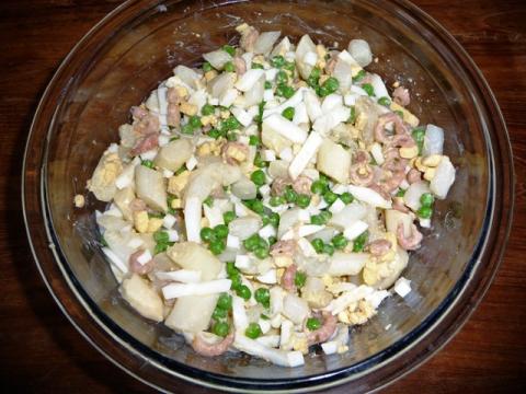 Aspergesalade met Hollandse garnalen
