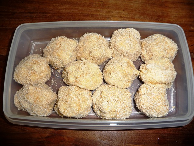 Aspergekroketten of bitterballen (Café Sjiek)