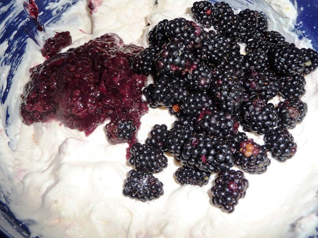 Snelle ijstaart met (rood) fruit (glutenvrij)