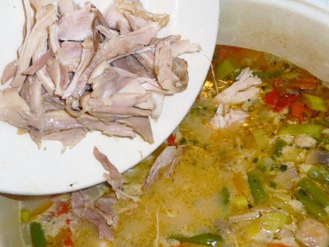 Thaise groentesoep met kip (Tom Kha Kai)