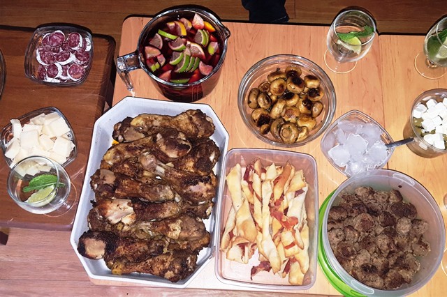 Tapas: knoflookchampignons