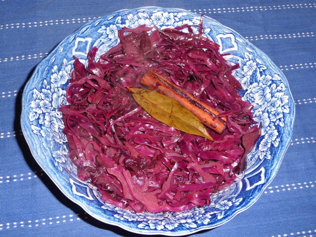 Rode kool met glühwein