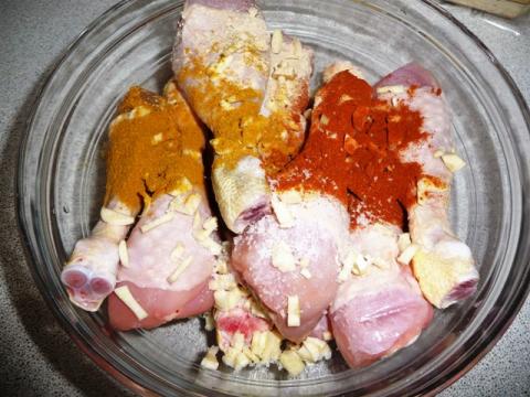 Tapas: Drumsticks met knoflook