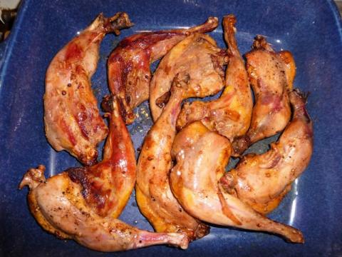 Fazantenboutjes in cider roomsaus (kan ook met kip of ander gevogelte)