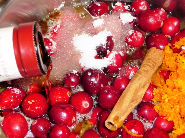 Cranberry saus met sinaasappel