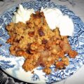 Peren crumble met walnoten (GV)