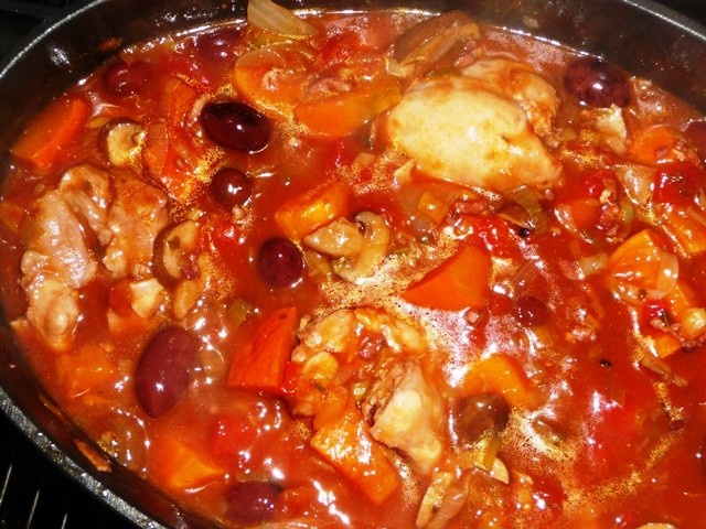 Cacciatore van kip en pompoen (Jamie Oliver)