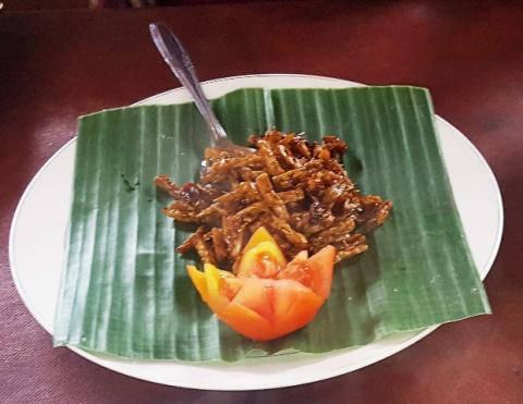 Tempeh manis (van de Balinese kookles)