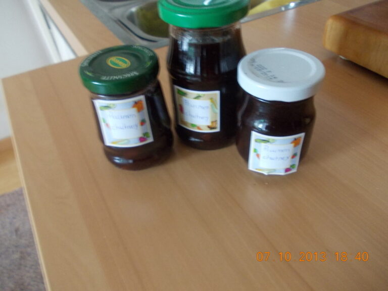 Pittige pruimenchutney