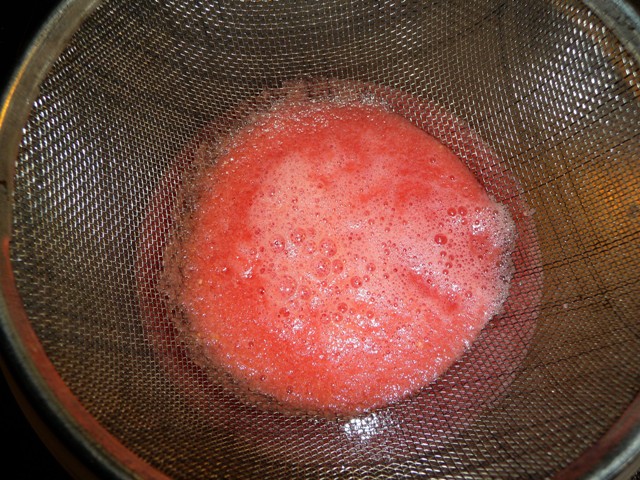 Granita van watermeloen