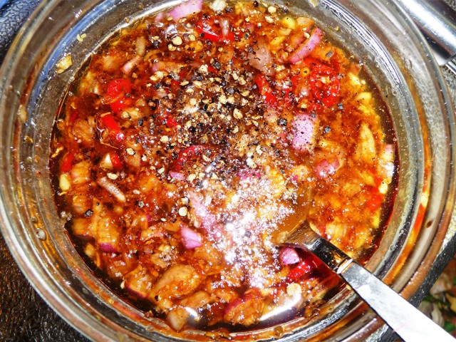 Oosterse sperziebonensalade