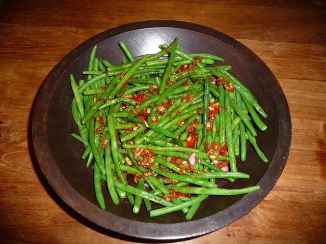 Oosterse sperziebonensalade