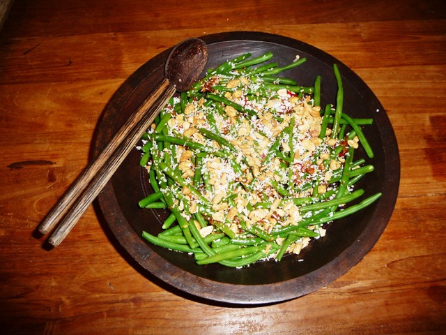 Oosterse sperziebonensalade