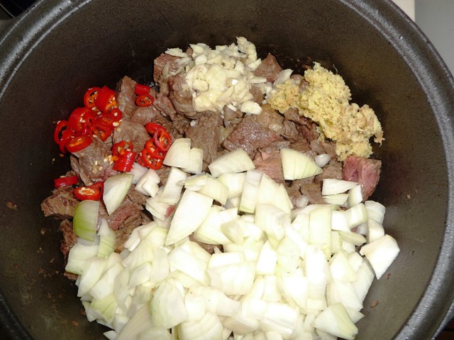 Rendang met rundvlees