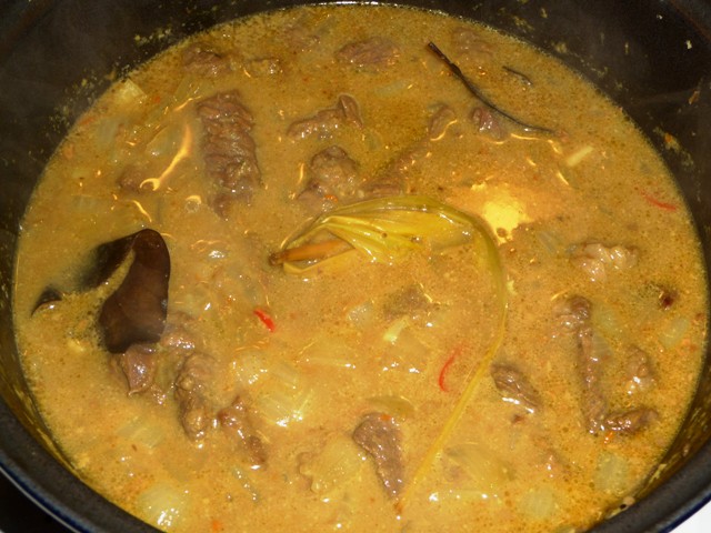 Rendang met rundvlees