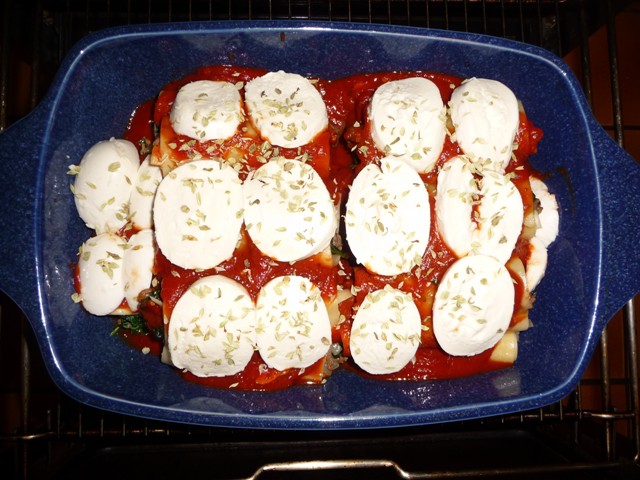 Cannelloni met gehakt en spinazie