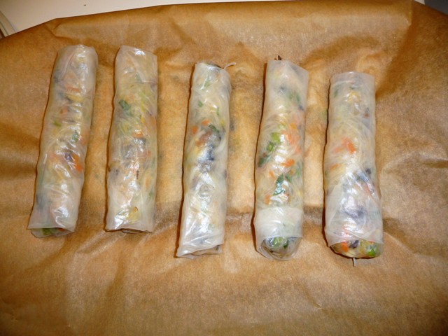 Vietnamese egg rolls Nem rán (Cháº£ giò)