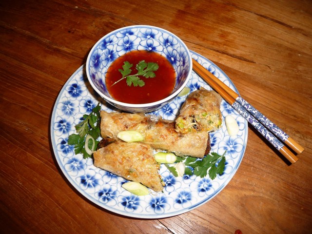 Vietnamese egg rolls Nem rán (Cháº£ giò)