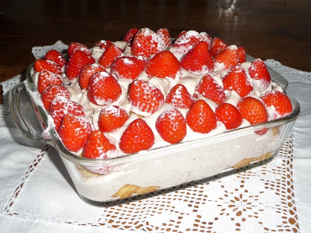 Aardbeientiramisu