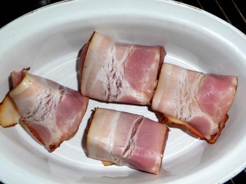 Varkenshaasje uit de oven met ui en mosterdsaus
