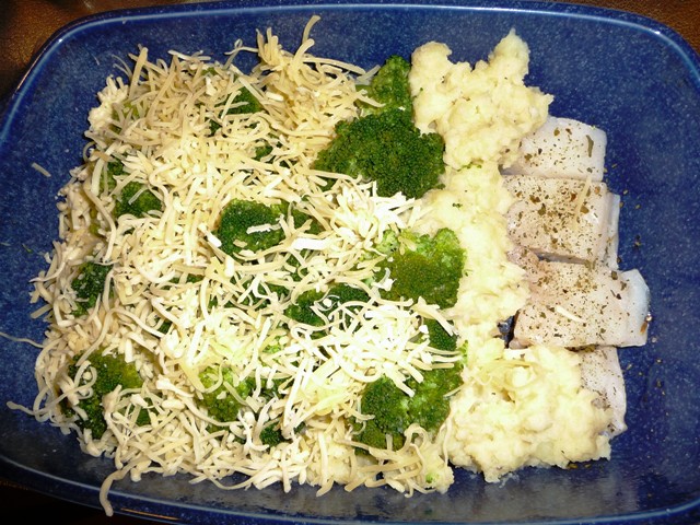 Kabeljauwgratin met broccoli