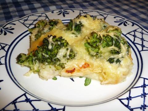 Kabeljauwgratin met broccoli