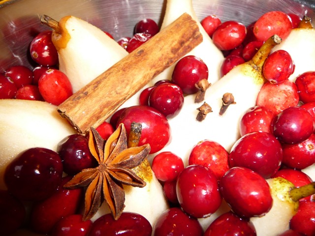 Kerst: Stoofperen met cranberry’s en port