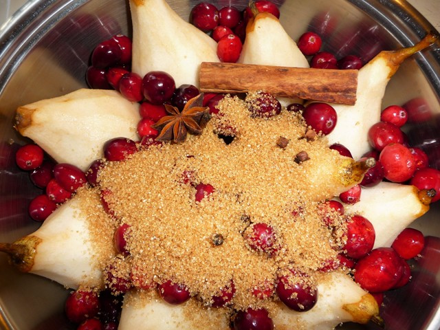 Kerst: Stoofperen met cranberry’s en port