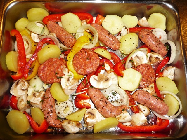 No waste: Tray bake van gourmet leftovers
