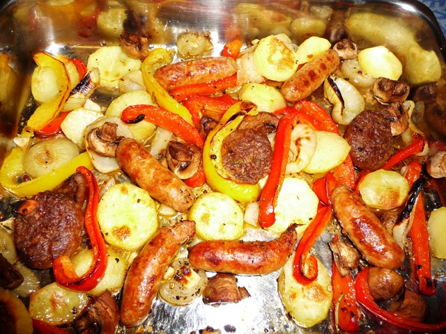 No waste: Tray bake van gourmet leftovers
