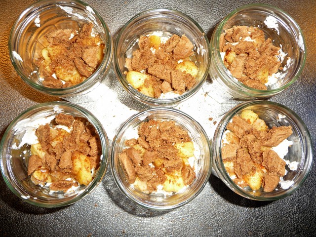 Speculaas tiramisu met gebakken appel