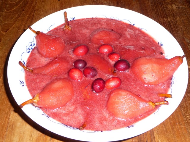 Kerst: Stoofperen met cranberry’s en port
