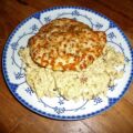Pulled chicken kerrie witlofsalade