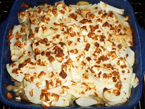 Koolrabi ovenschotel
