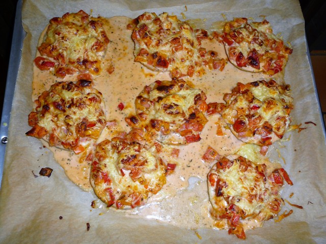Koolrabi Italian pizza style