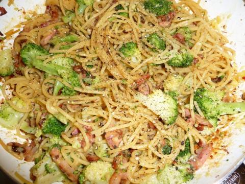 Pasta Carbonara met broccoli