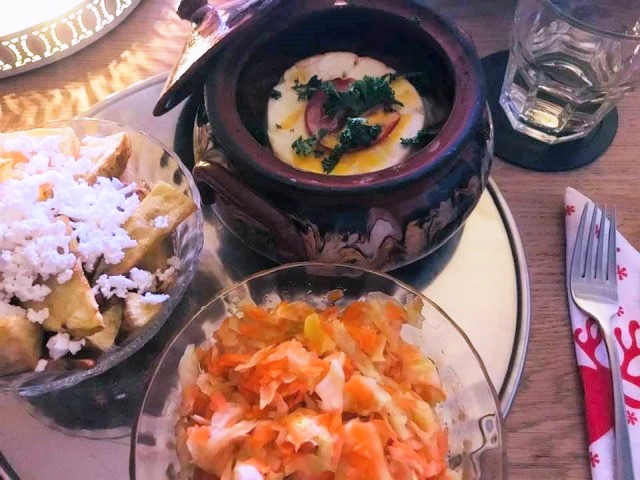 Bulgaarse Gyuveche met kip