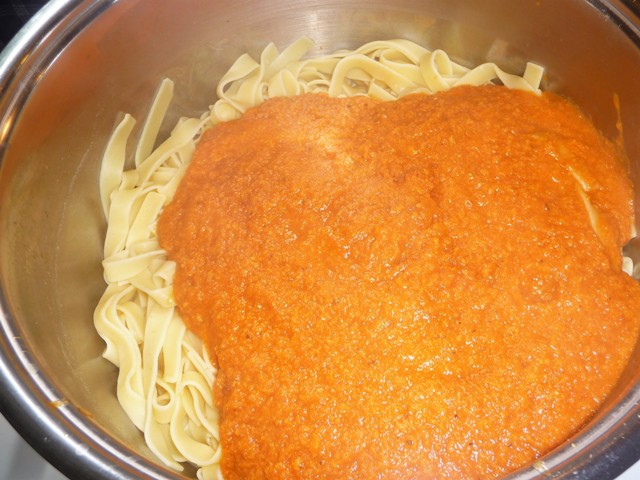 Pasta met gerookte (zalm)forel van Gordon Ramsay