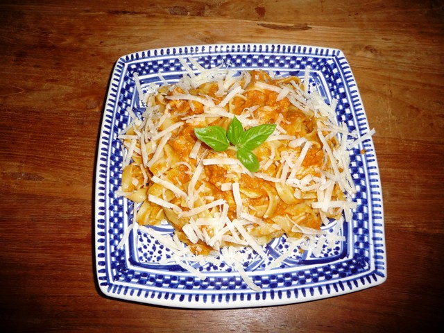 Pasta met gerookte (zalm)forel van Gordon Ramsay