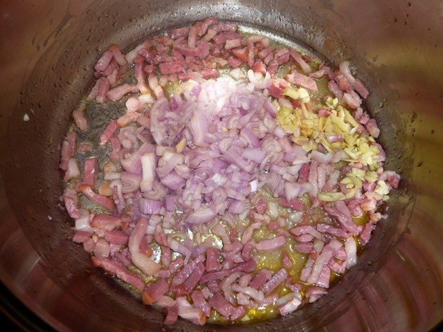 Risotto met pompoen en yacon