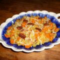 Risotto met pompoen en yacon