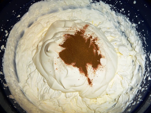 Yoghurt Tiramisu met speculaas en mandarijn